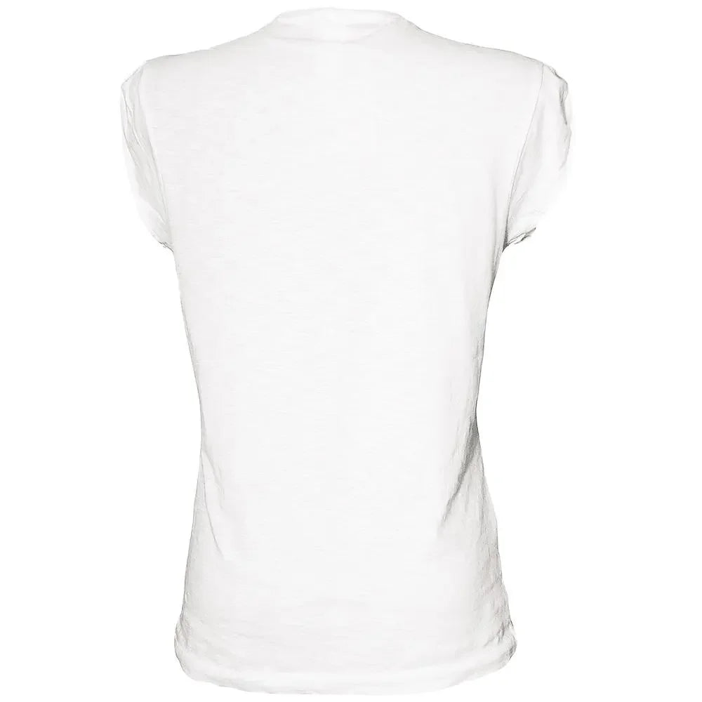 Retro della T-shirt Marylin Monroe Stilizzata in cotone biologico, taglio femminile elegante.
