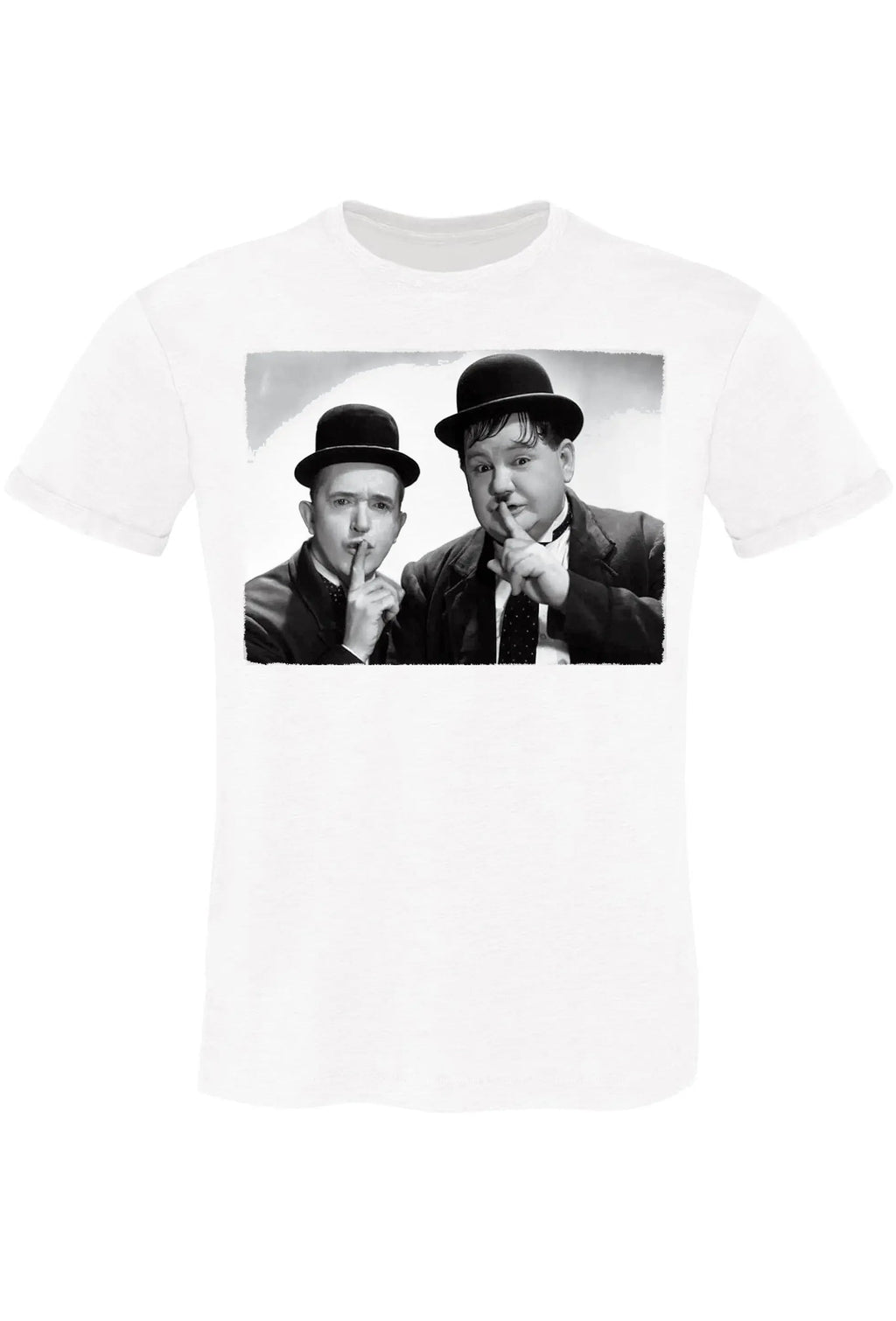 T-shirt Stanlio e Olio | Urban Slub 100% Cotone