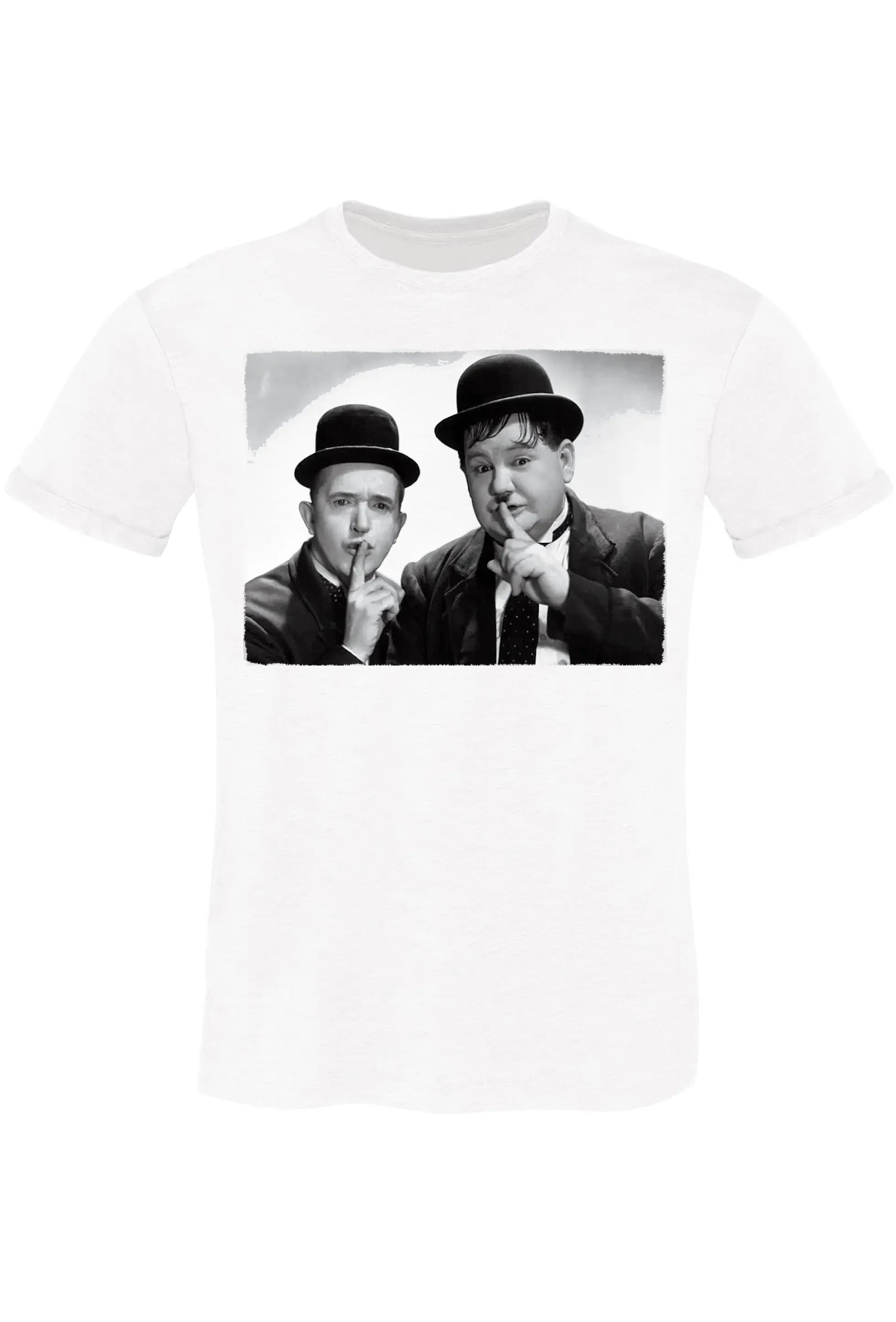 T-shirt Stanlio e Olio | Urban Slub 100% Cotone