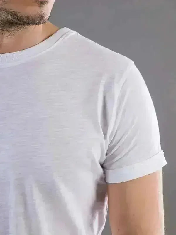 T-shirt Uomo 'David' Stampa Artistica – Cotone Fiammato