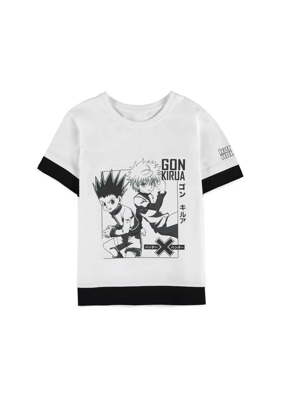 T-Shirt Hunter X Hunter Kirua Bianca - Maglietta Bambino Maniche Corte