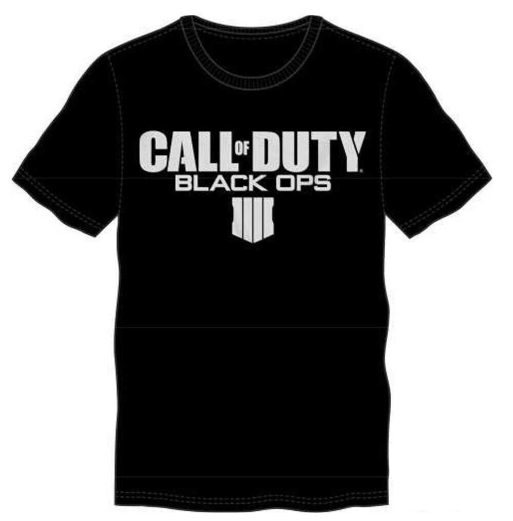 T-Shirt Call Of Duty Black Ops IV Ufficiale Unisex Nera - 5055756858943