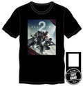 T-Shirt Destiny 2 Ufficiale Nera con Logo - Maglietta Gaming Unisex