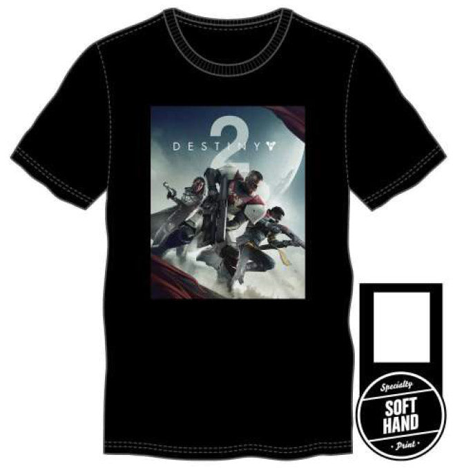 T-Shirt Destiny 2 Ufficiale Nera con Logo - Maglietta Gaming Unisex