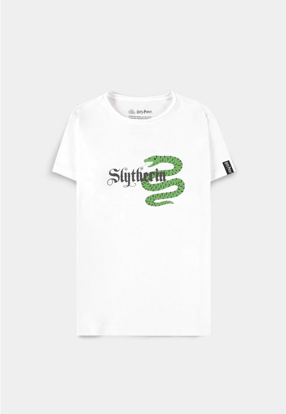 T-shirt Harry Potter Serpeverde bambino - Maglietta Slytherin bianca ufficiale