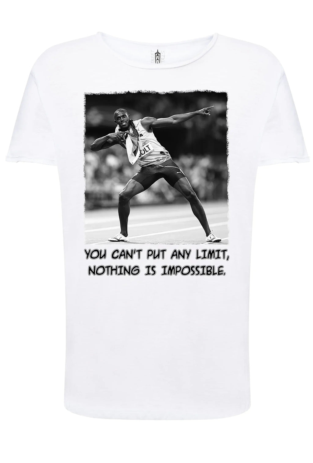 The Legend Bolt - T-shirt Uomo Cotone Fiammato