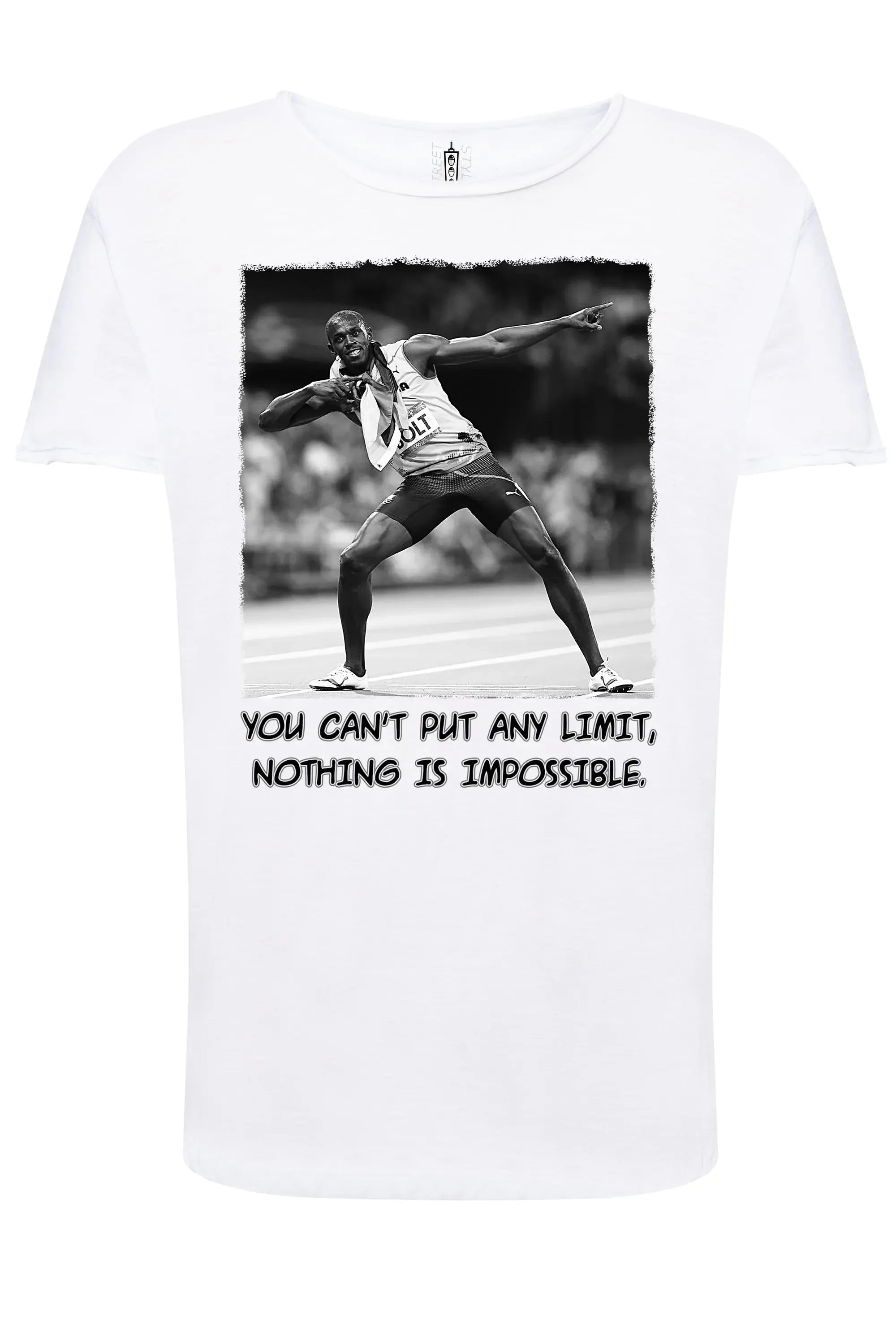 The Legend Bolt - T-shirt Uomo Cotone Fiammato