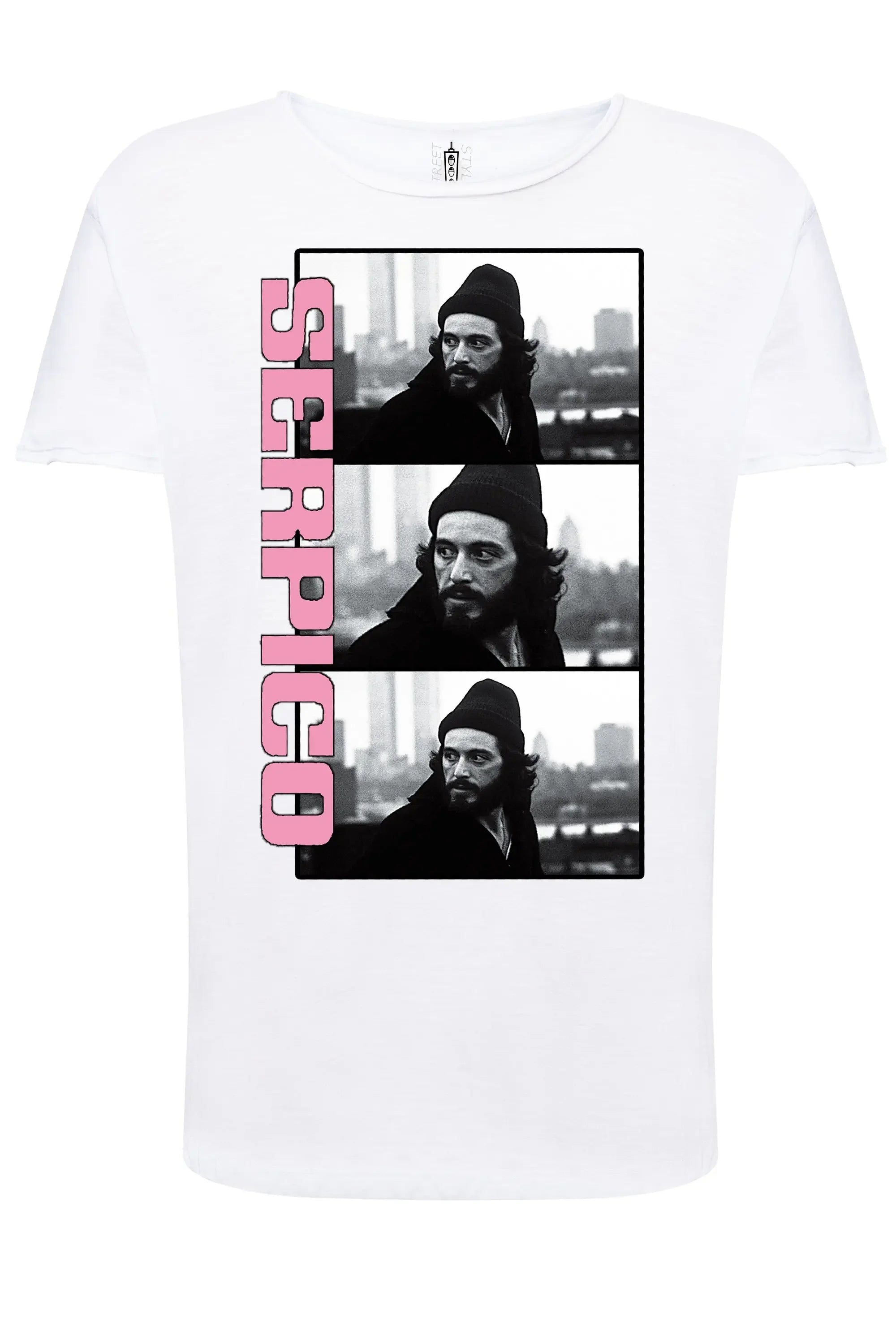 The Legend Serpico - T-Shirt Uomo Cotone Fiammato
