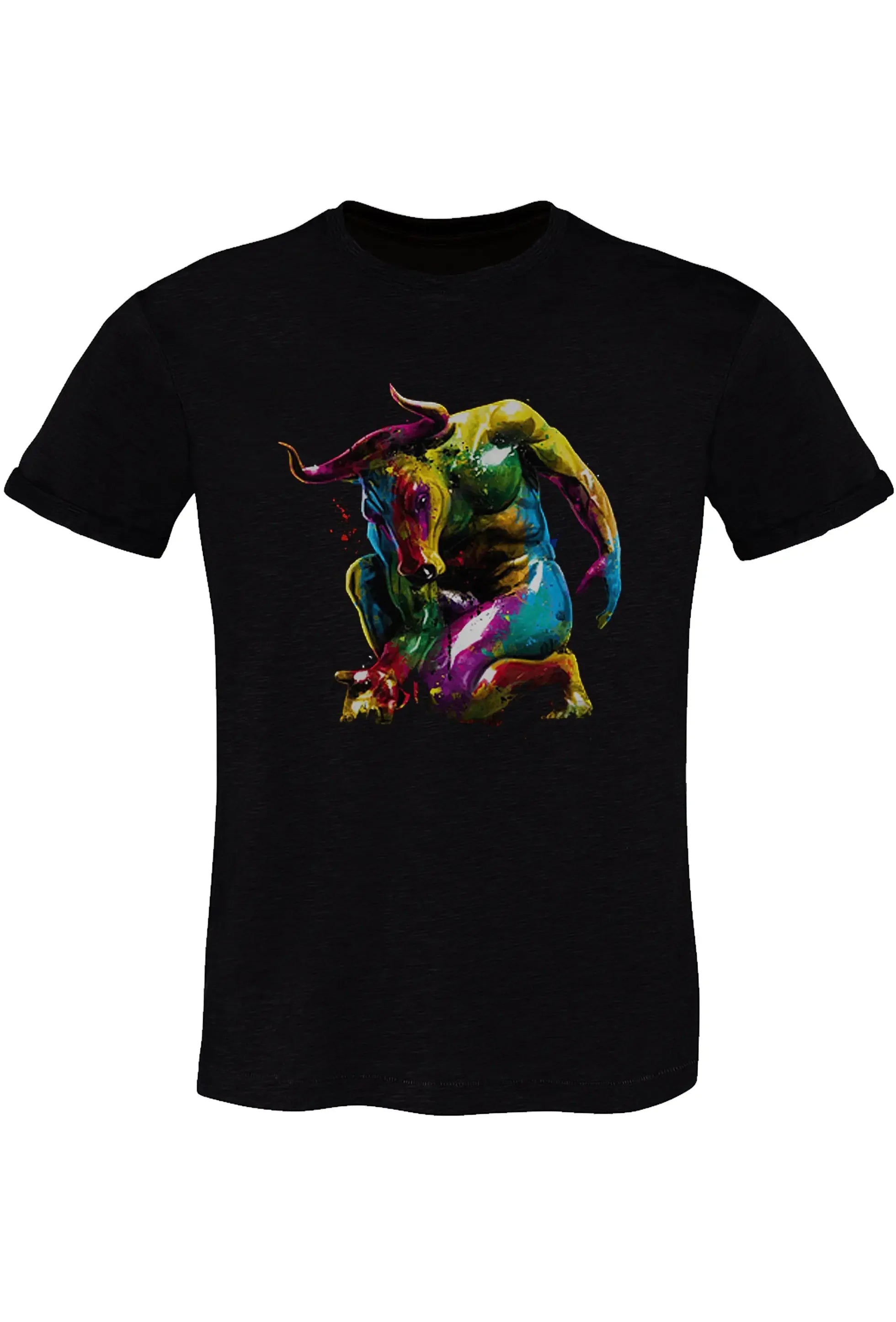 Toro Artistico Color - T-shirt Urban Slub Uomo