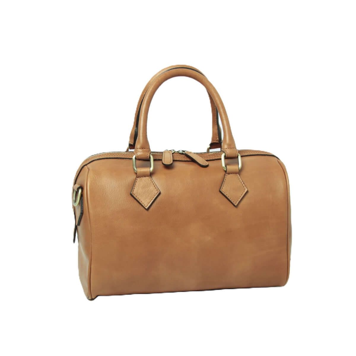 Vetrina Fiorentina -Bauletto due manici in pelle- coloniale-