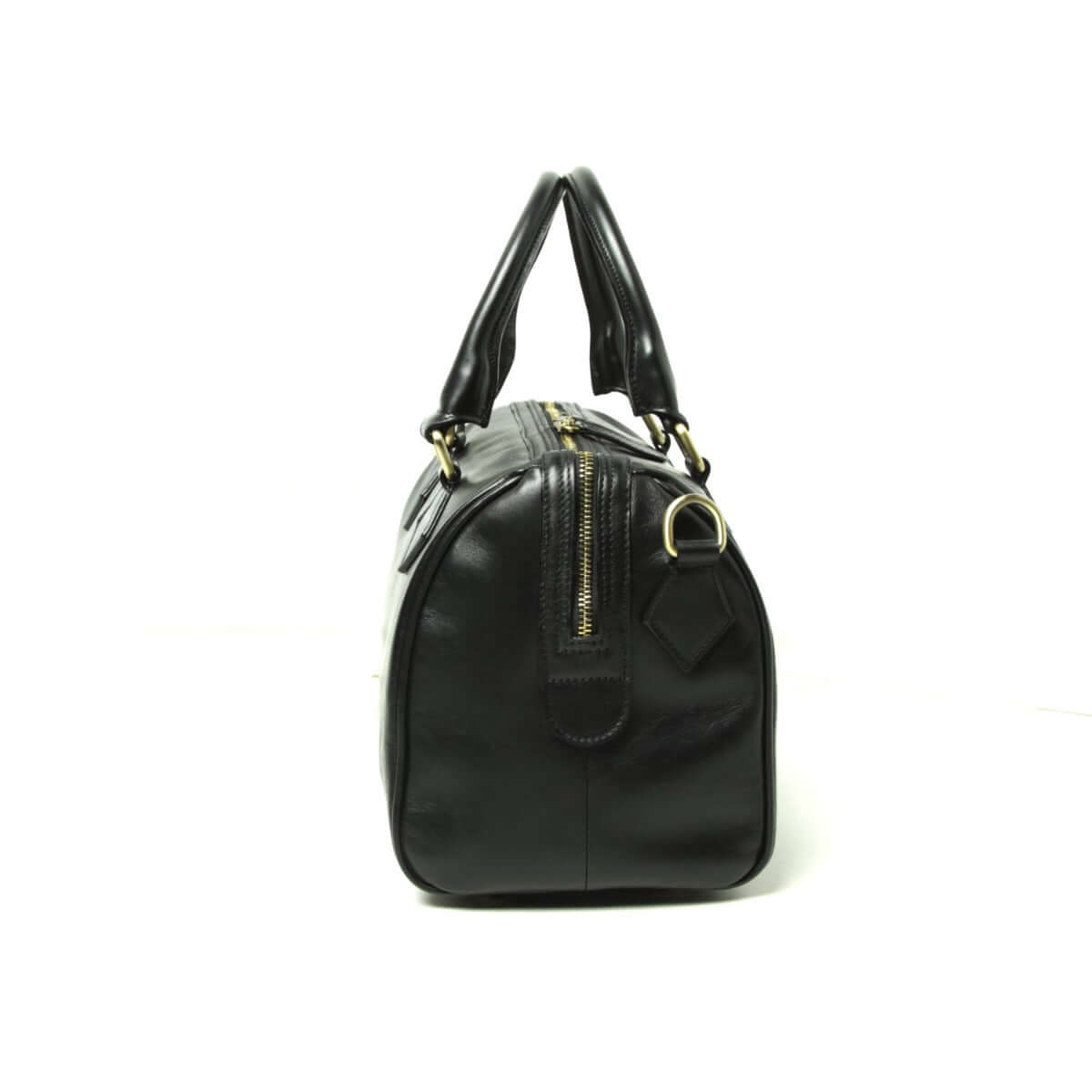 Vetrina Fiorentina -Bauletto due manici in pelle - nero-