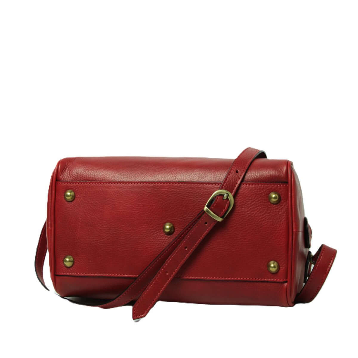 Vetrina Fiorentina -Bauletto due manici in pelle - rosso-