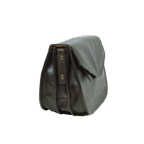 Vetrina Fiorentina -Borsa a tracolla di vitello pieno fiore-Testa Moro-
