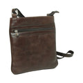 Vetrina Fiorentina -Borsa a tracolla in pelle - Marrone scuro-