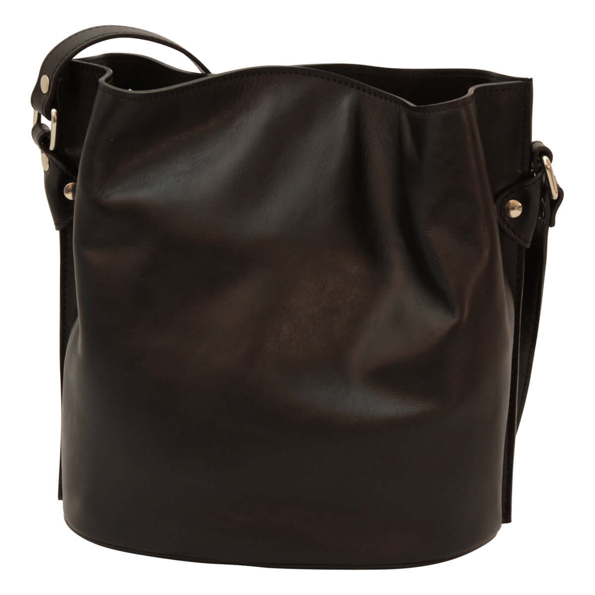 Vetrina Fiorentina -Borsa a tracolla in pelle - Nero-