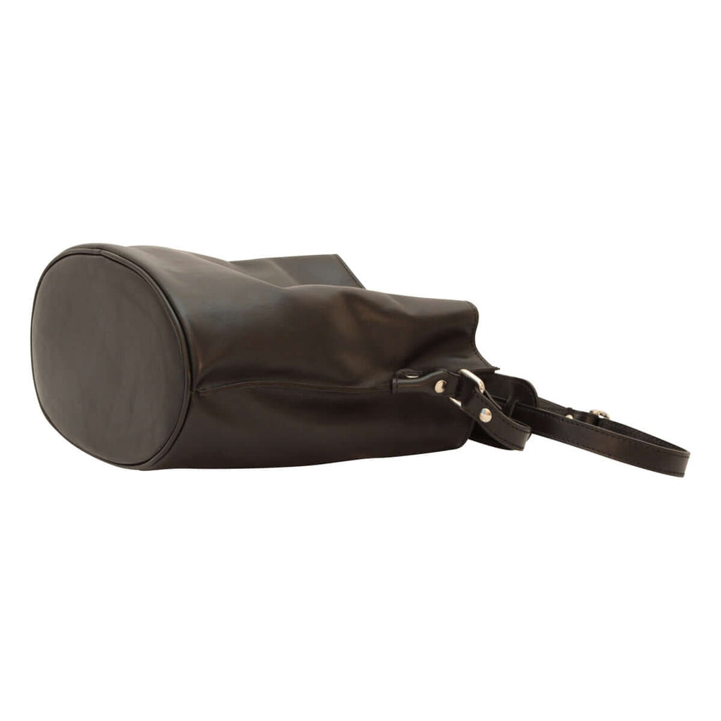 Vetrina Fiorentina -Borsa a tracolla in pelle - Nero-