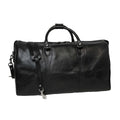Borsa da viaggio in pelle weekend, elegante e spaziosa, con tracolla staccabile e zip esterna.