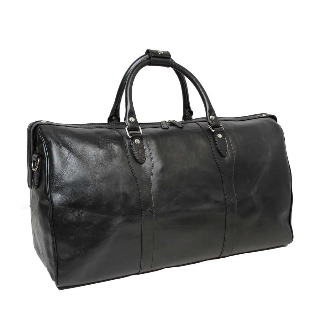 Borsa da viaggio in pelle weekend, elegante e spaziosa, perfetta per il tuo fine settimana.