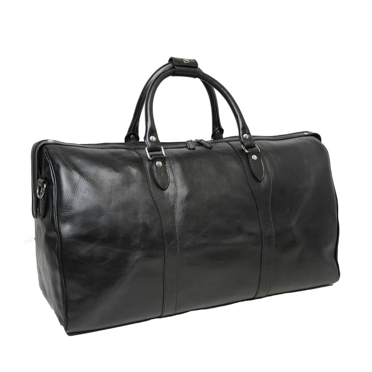 Borsa da viaggio in pelle weekend, elegante e spaziosa, perfetta per il tuo fine settimana.