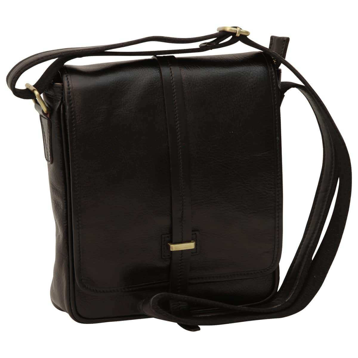 Vetrina Fiorentina -Messenger con chiusura magnetica. Nero-