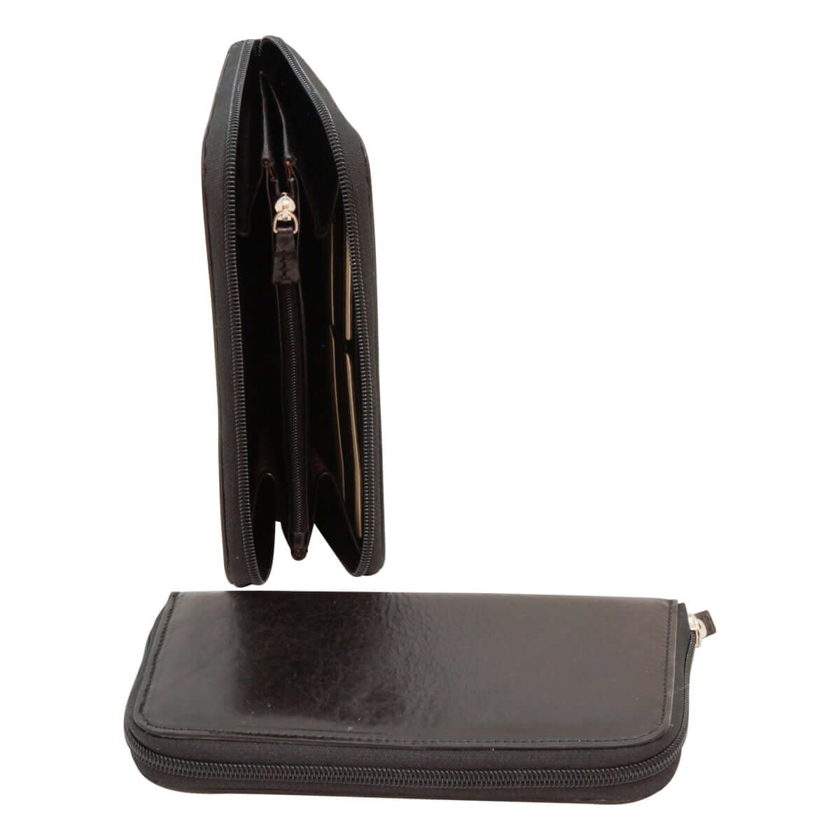 Vetrina Fiorentina -Portafoglio con portamonete interno - nero con RFID-