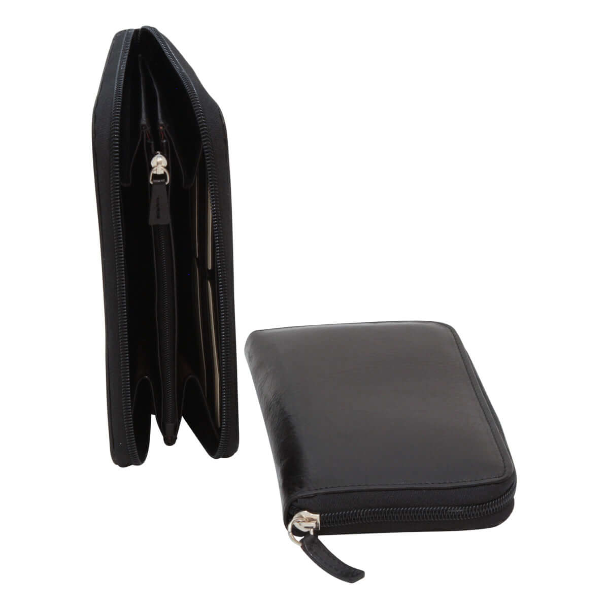 Vetrina Fiorentina -Portafoglio con portamonete interno - nero con RFID-