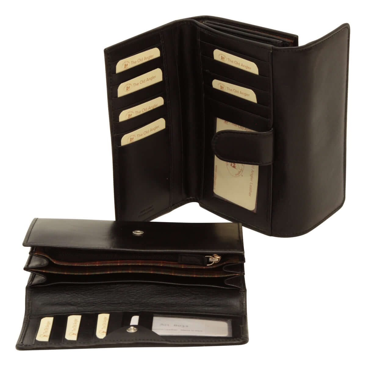 Vetrina Fiorentina -Portafoglio da donna in pelle - nero con RFID-