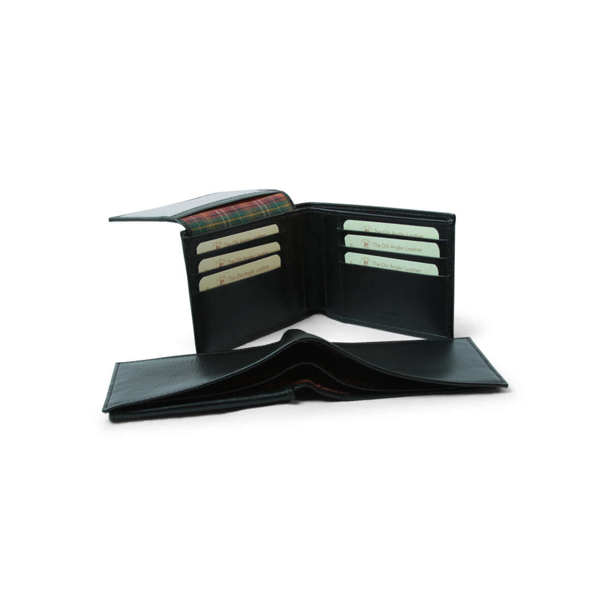 Vetrina Fiorentina -Portafoglio in pelle con schermatura RFID - Nero-