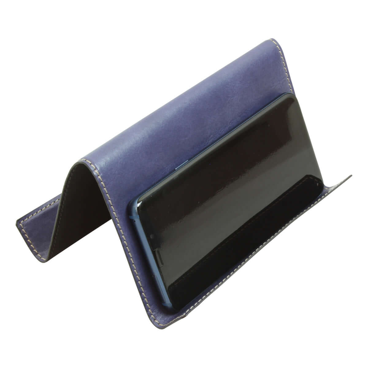 Vetrina Fiorentina -Supporto in pelle per ipad e iphone - cobalto-