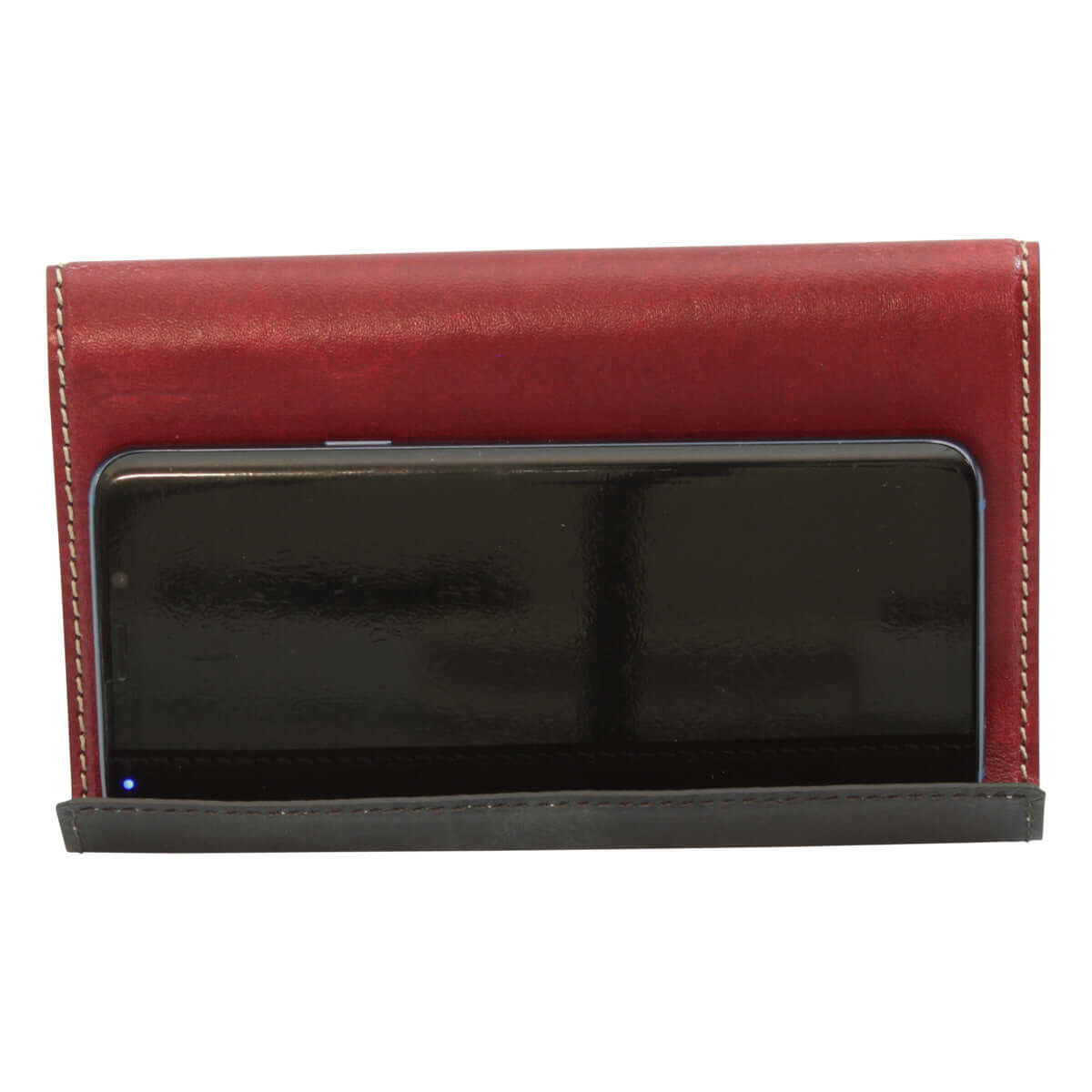 Vetrina Fiorentina -Supporto per ipad e iphone in pelle - rosso-