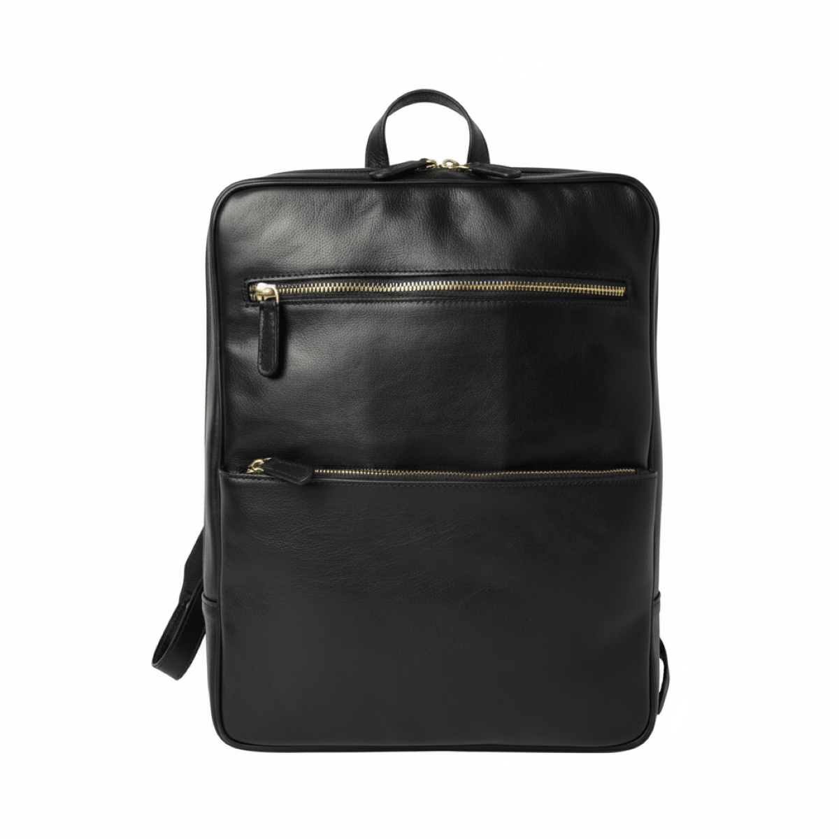 Vetrina Fiorentina -Zaino in pelle con fascia per trolley - nero-