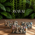 Pochette da Viaggio Roary Pouches Cream | Set 3 Misure