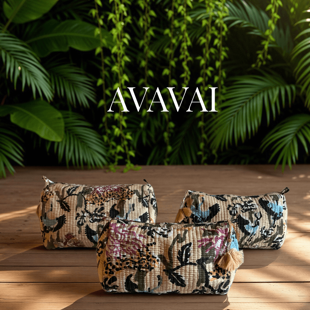 Pochette da Viaggio Roary Pouches Cream | Set 3 Misure