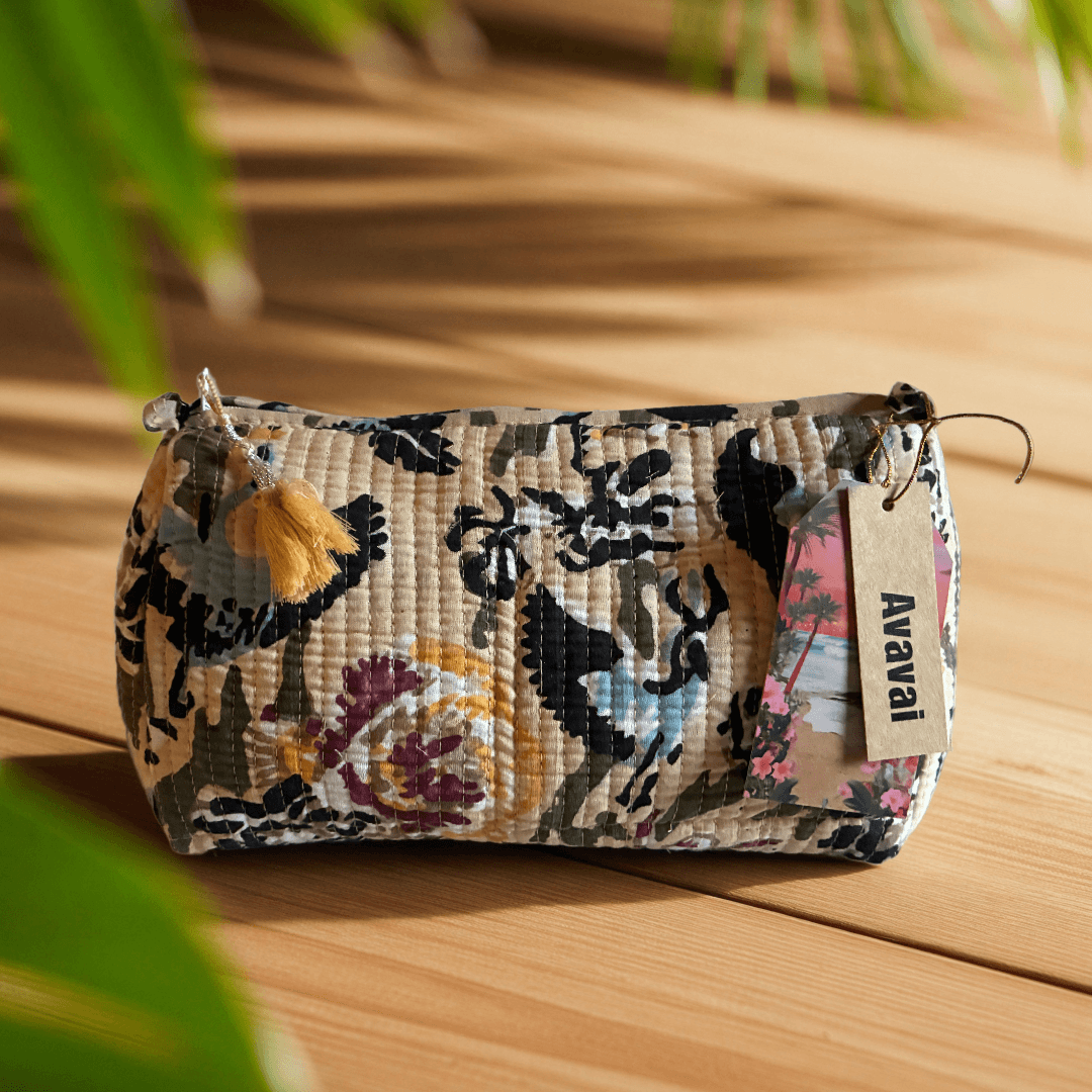 Pochette da Viaggio Roary Pouches Cream | Set 3 Misure