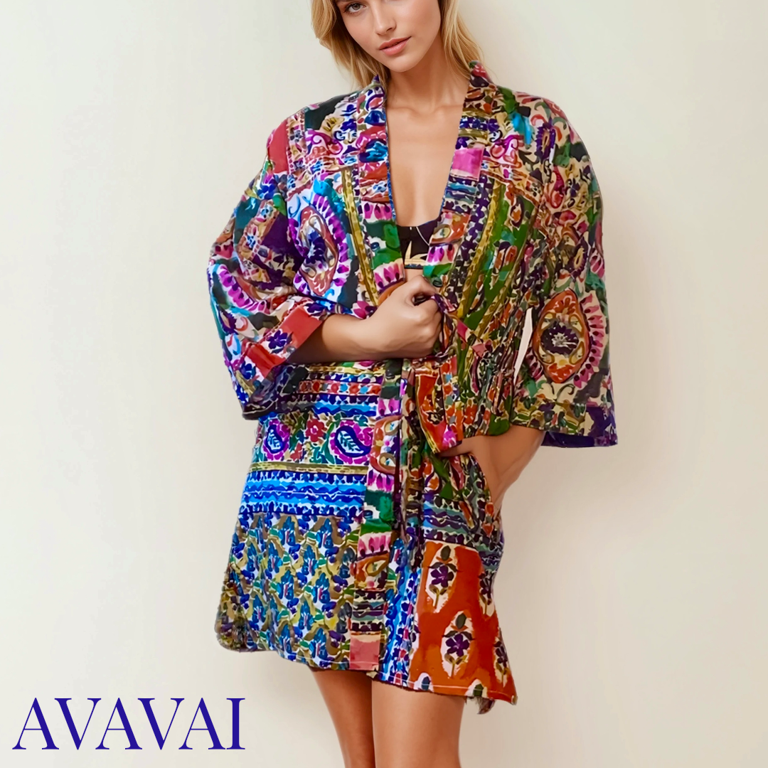 Kimono da Spiaggia Taormina | Beach Kimono Cotone 100%