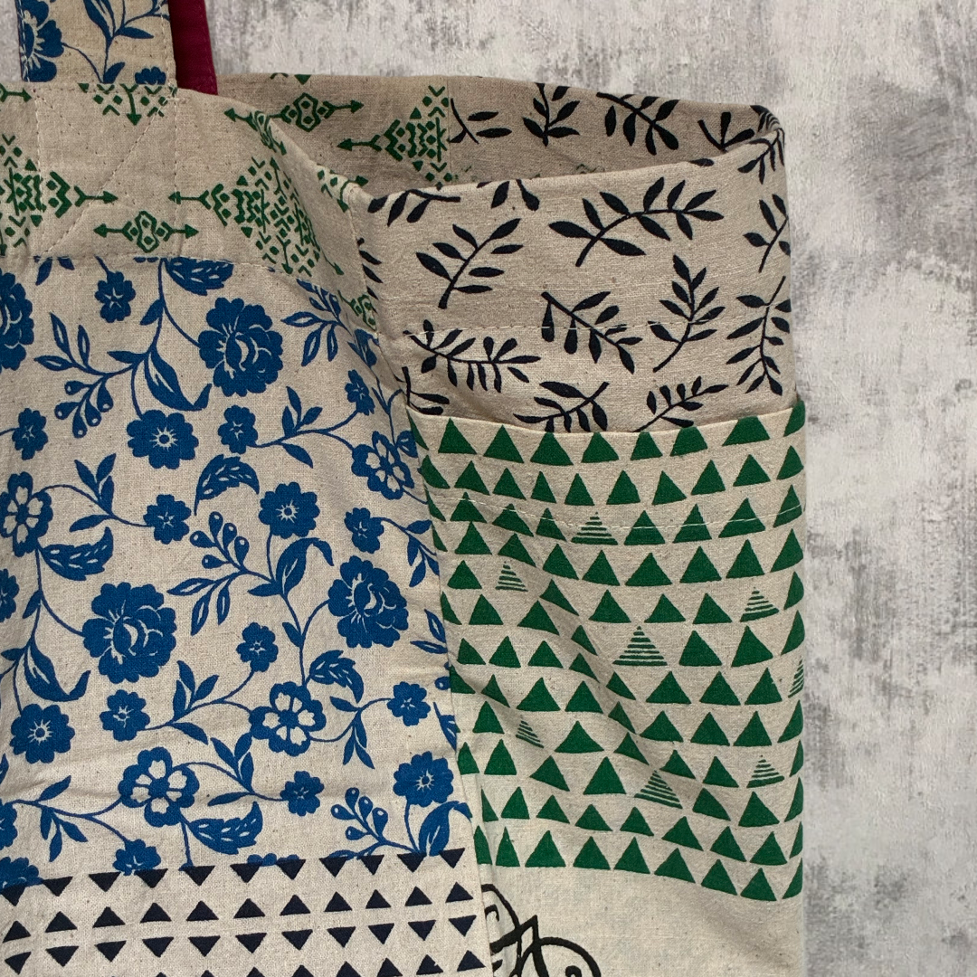 Borsa Estiva Patchwork Sea Patch | Borsa Mare Artigianale