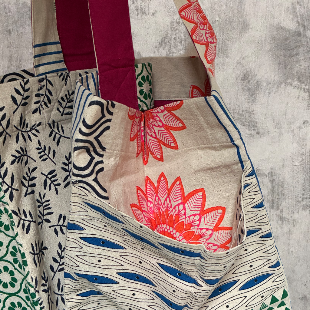 Borsa Estiva Patchwork Sea Patch | Borsa Mare Artigianale
