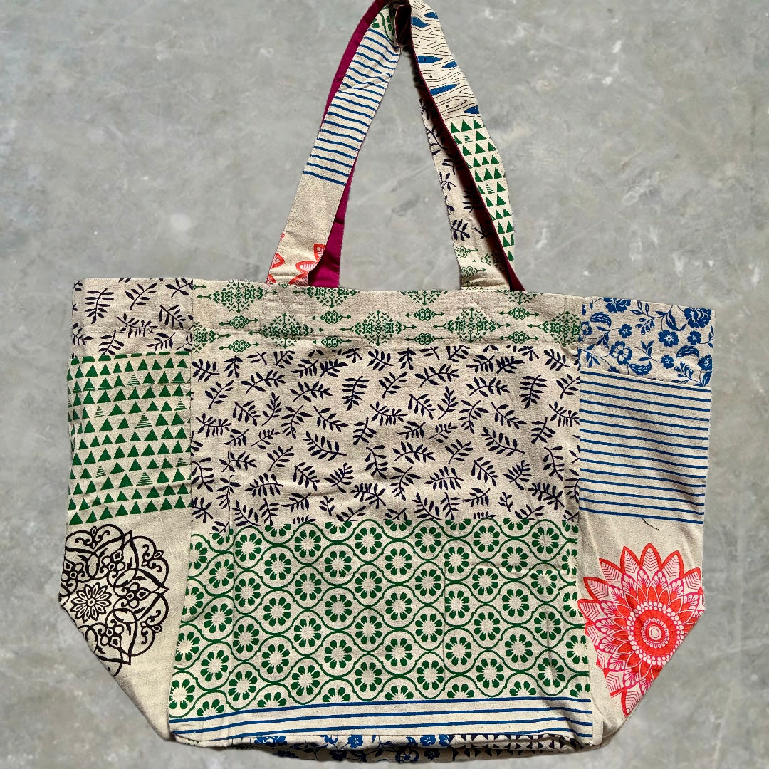 Borsa Estiva Patchwork Sea Patch | Borsa Mare Artigianale