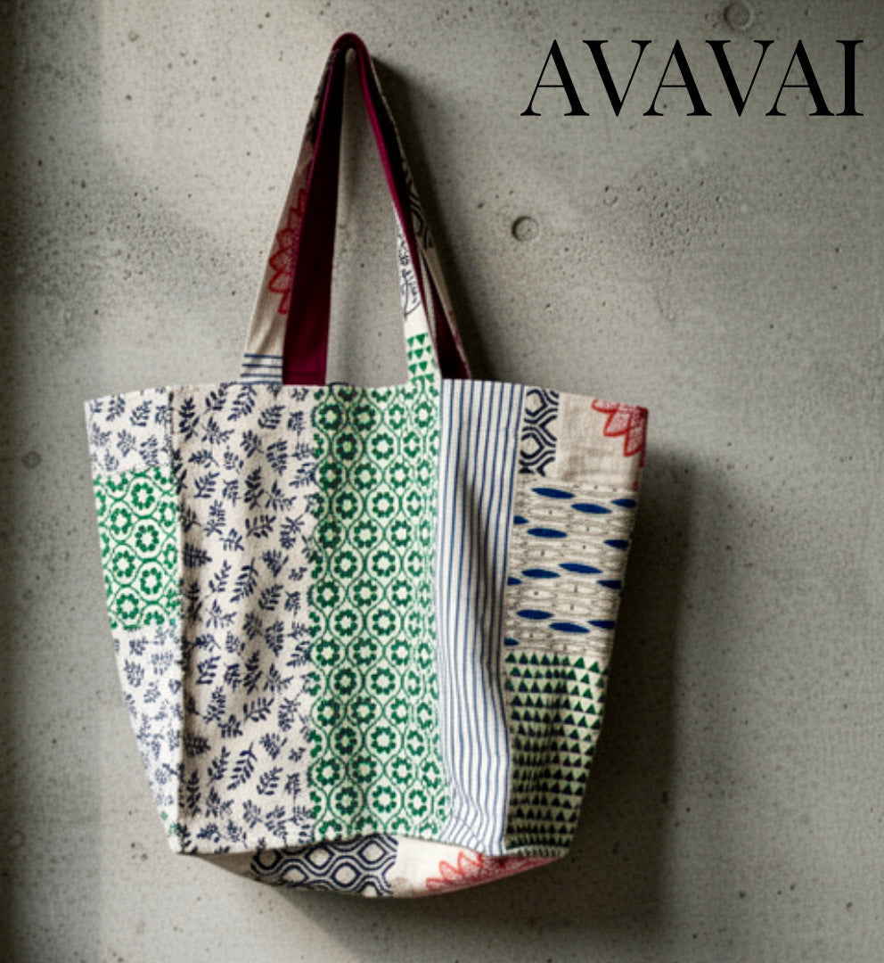 Borsa Estiva Patchwork Sea Patch | Borsa Mare Artigianale