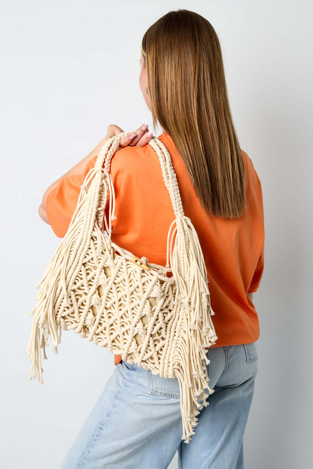Borsa Spiaggia Cotone Quadrata