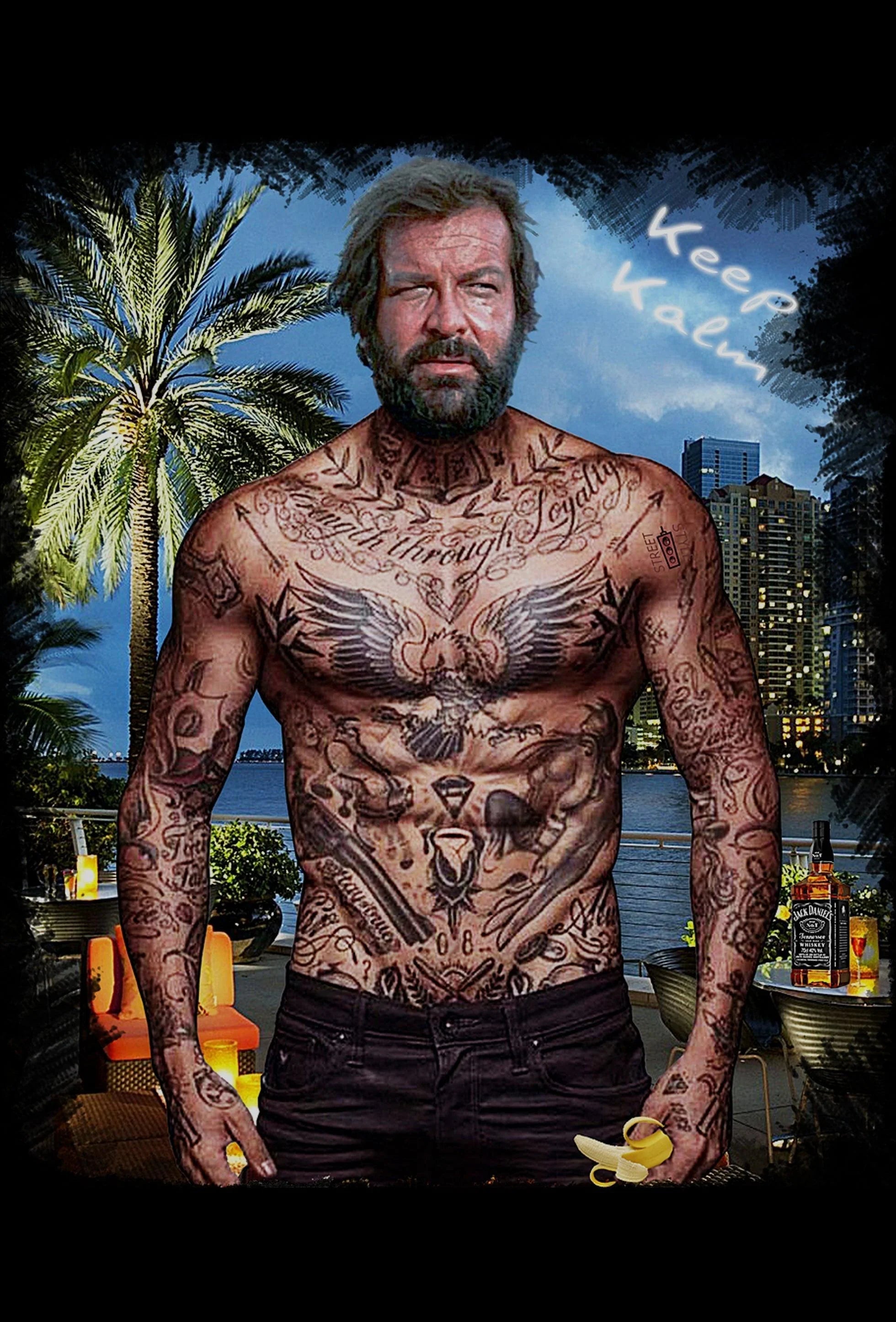 Bud Spencer & Terence Hill attore famoso the legend Banana joe
