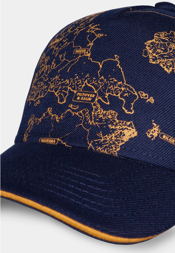 Cappellino League of Legends Blu Regolabile | Berretto Gaming Ufficiale