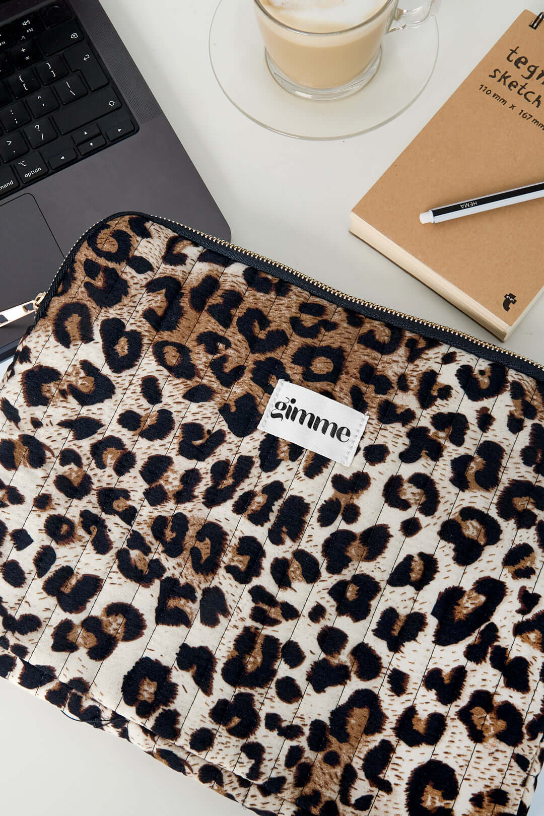 Custodia Laptop 13 Gimme Leopardata