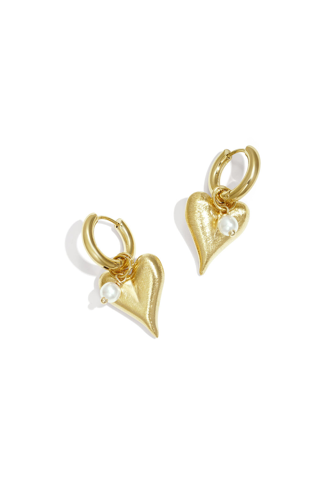 Orecchini pendenti a forma di cuore, casual, quotidiani, semplici, gioielli da donna