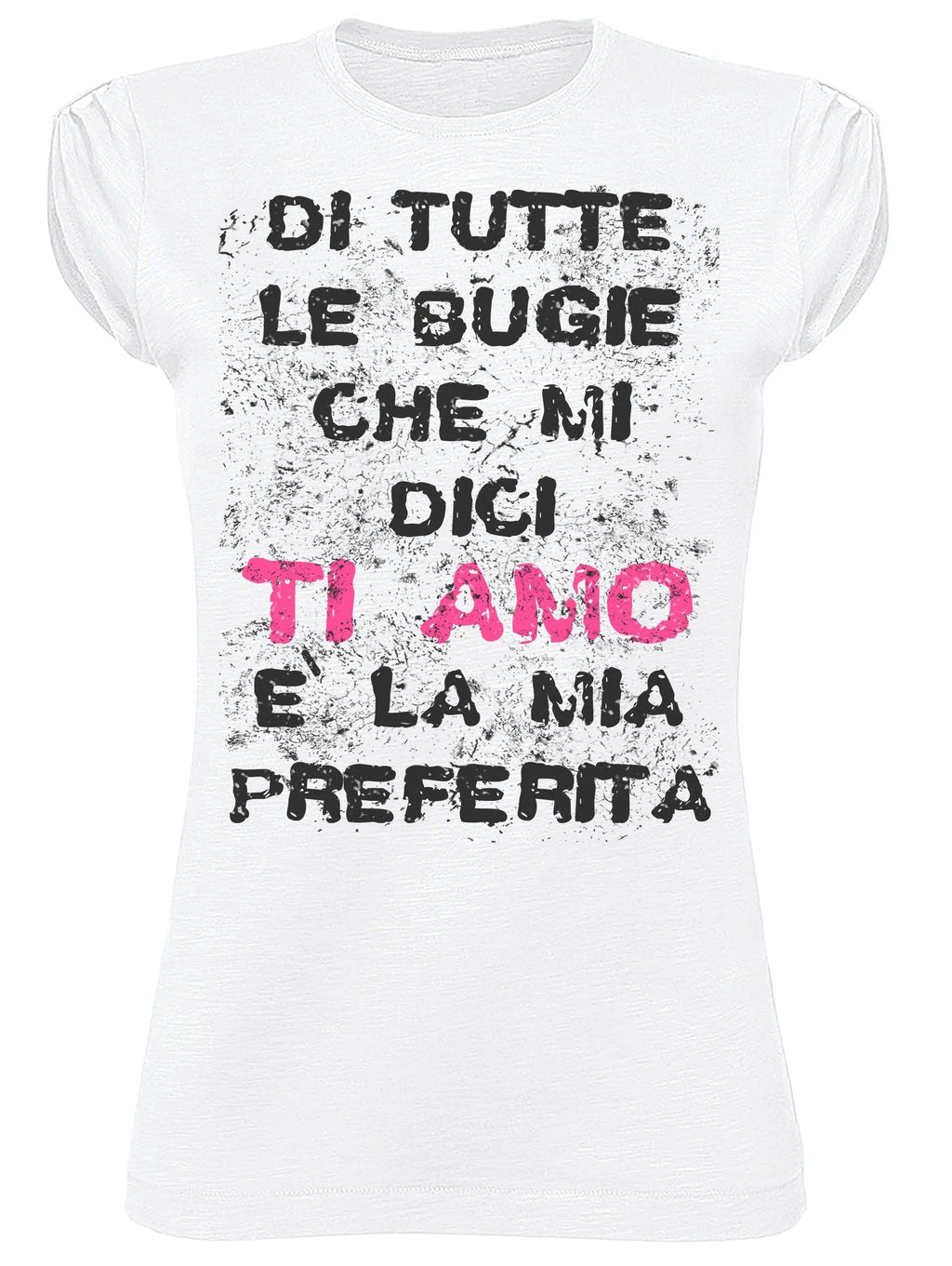 T-shirt Donna Slub 'Ti Amo' - STREET STYLE