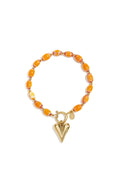 Braccialetti con perline in acciaio inossidabile, serie casual e semplice, gioielli da donna