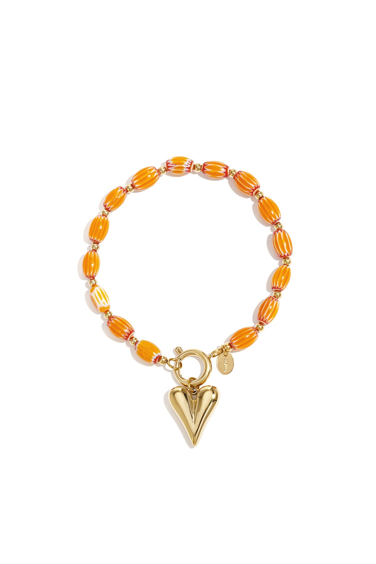 Braccialetti con perline in acciaio inossidabile, serie casual e semplice, gioielli da donna