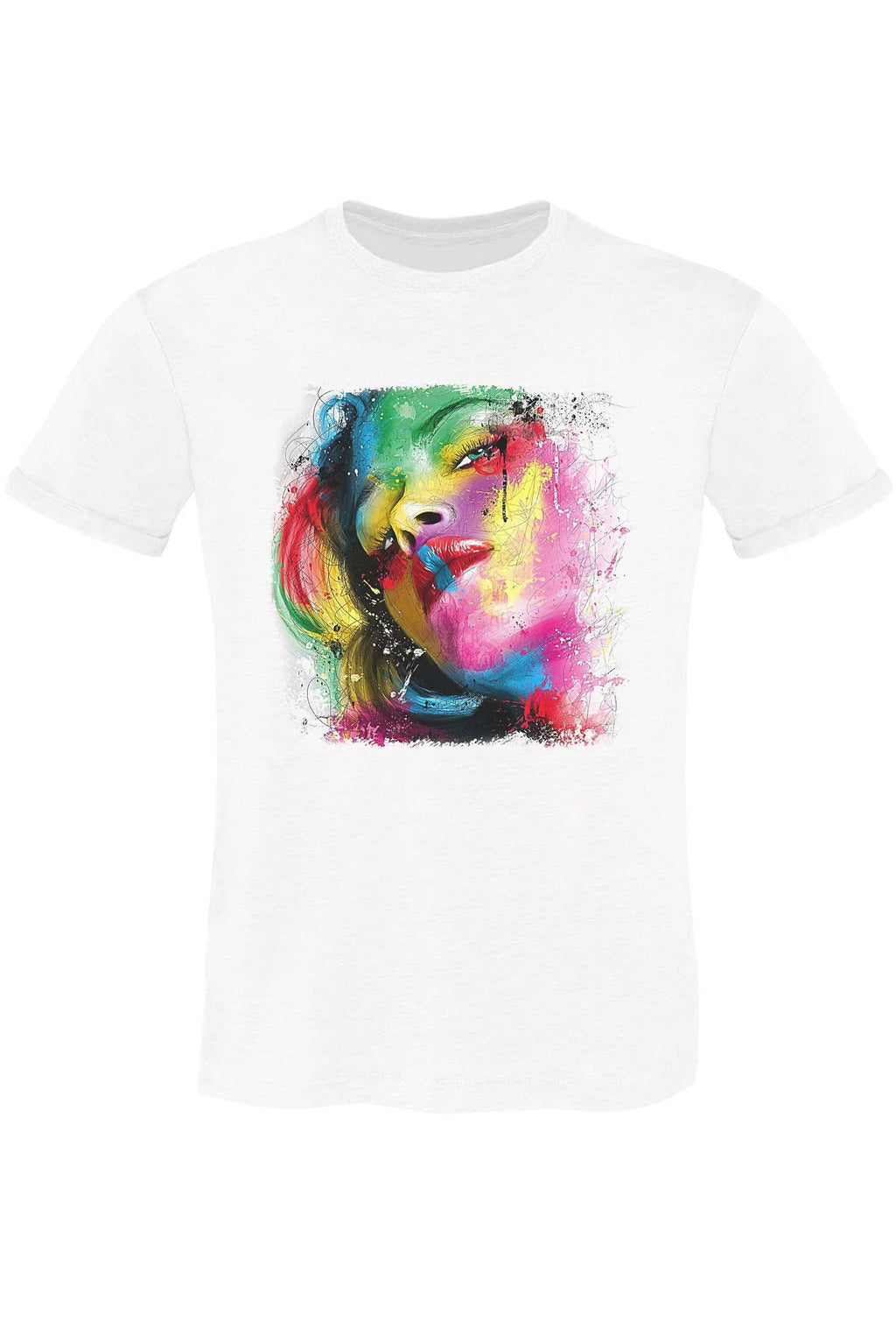 T-Shirt Urban Uomo Faces & Pop - Cotone Eco-Green