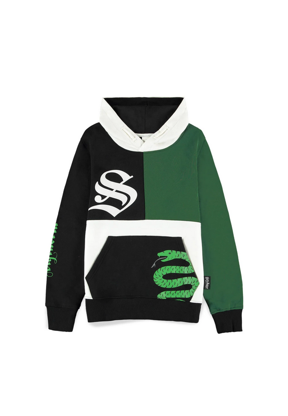 Felpa con Cappuccio Harry Potter Serpeverde Bambino - Ufficiale Warner Bros