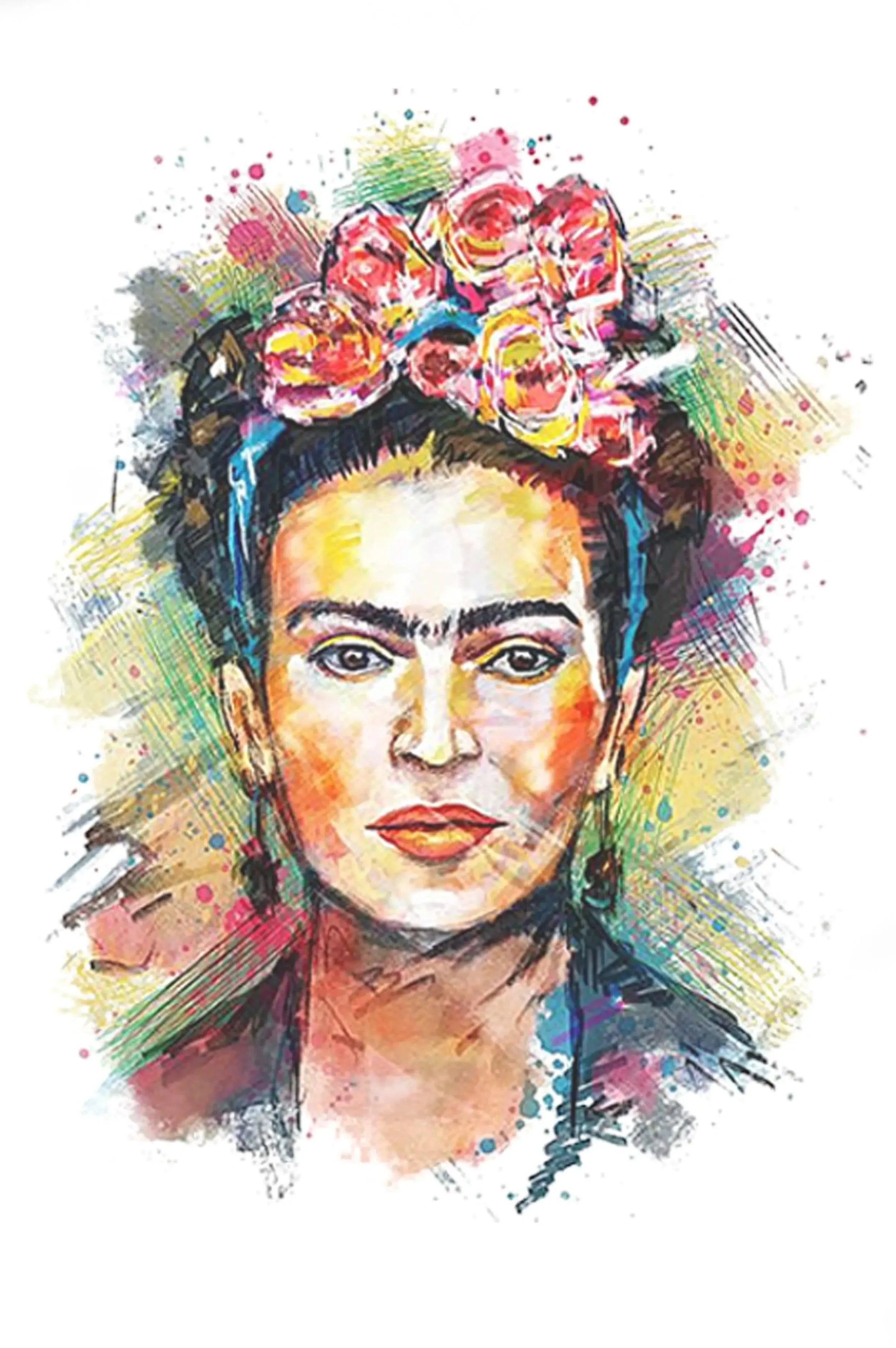 T-shirt Frida Kahlo Donna Bio - Cotone Organico 100% Made in Italy